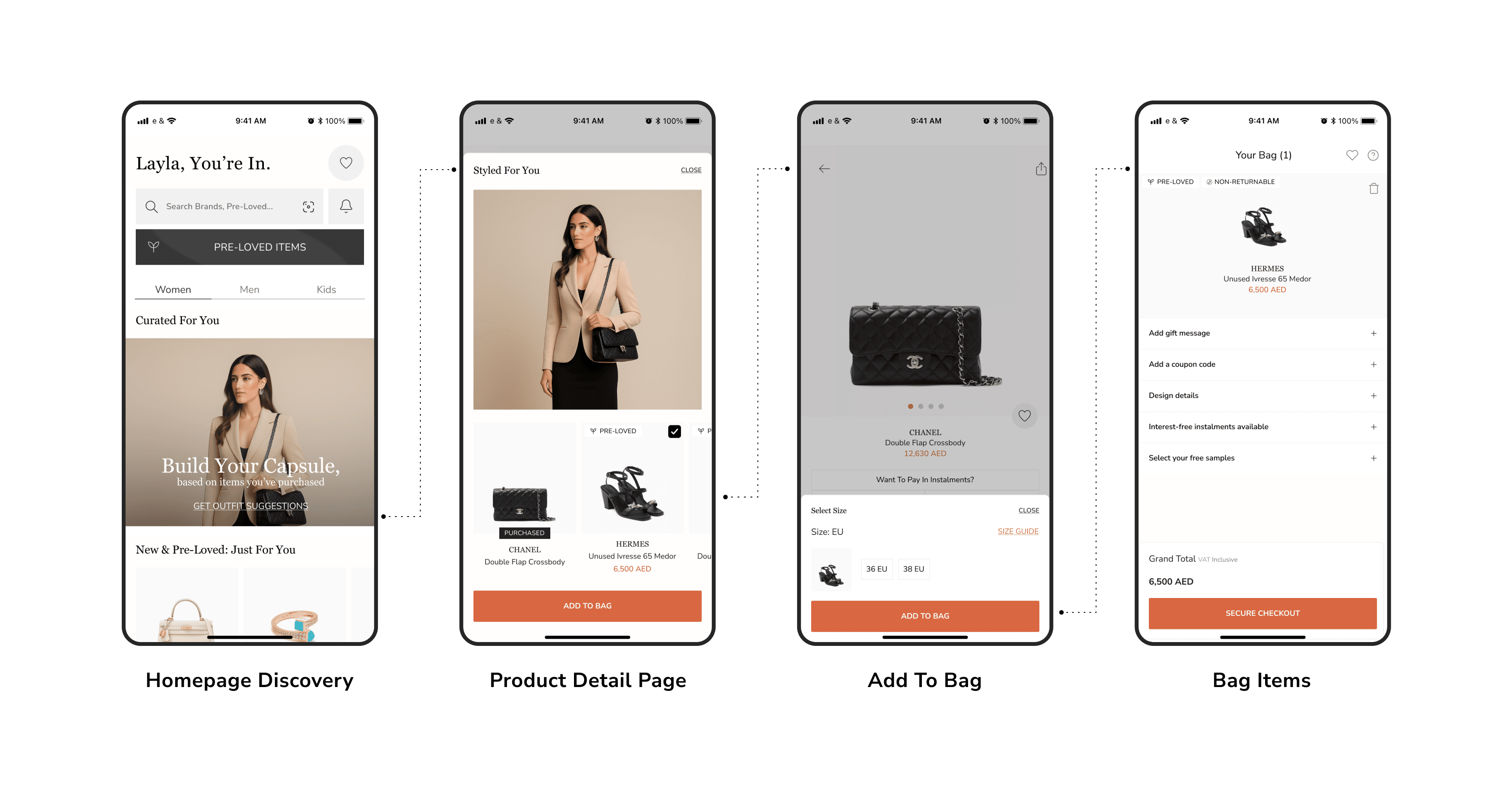 Curate My Closet flow